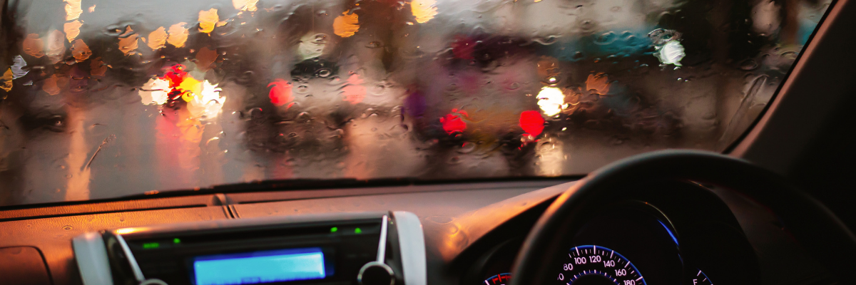 Use caution when driving in bad weather 2
