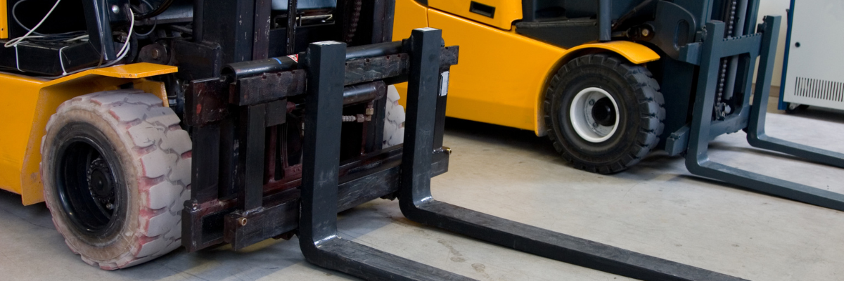 Check the forklift fork