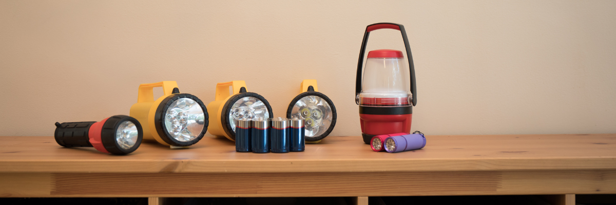 Flashlight and Extra Batteries